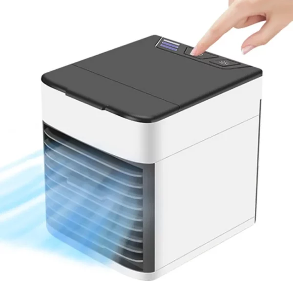 Rafraîchisseur d'air mobile silencieux – Air frais instantané sans bruit pour un confort optimal chez vous – Image 7