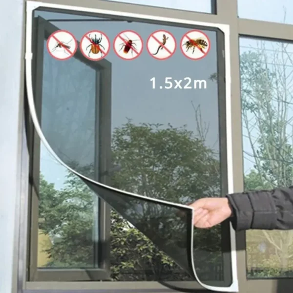 Rideau anti moustique magnetique porte fenetre – Image 3