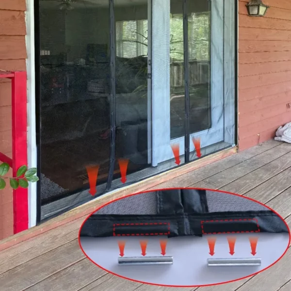 Rideau anti moustique porte extérieur – Image 3