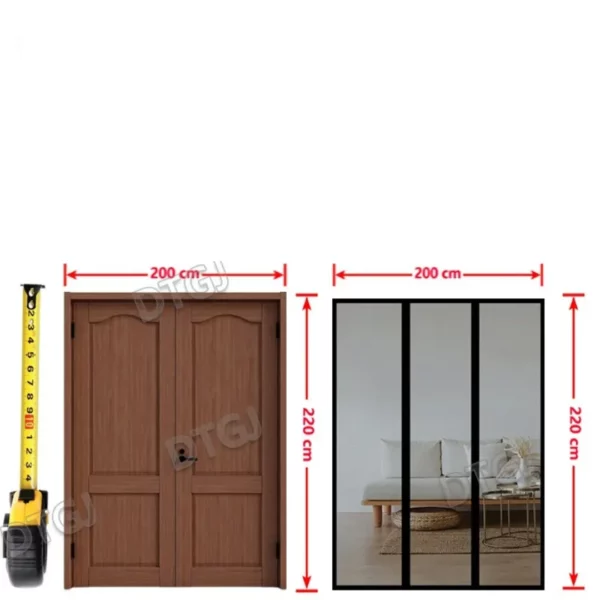 Rideau anti moustique porte extérieur – Image 6
