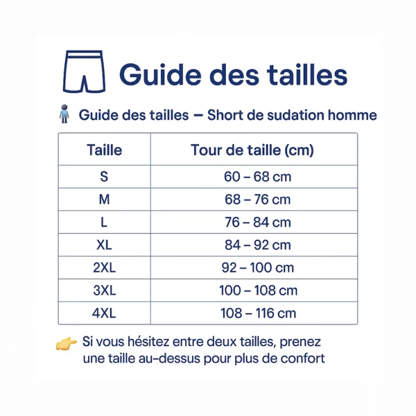 Short de sudation homme – Affine la silhouette, brûle les graisses, idéal pour entraînements fitness – Image 3