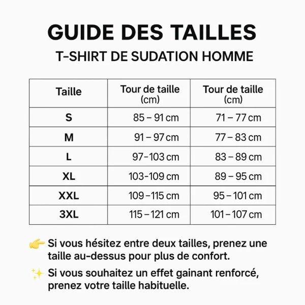 T shirt Sudation Homme – Image 3
