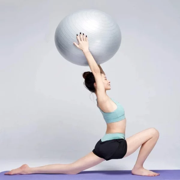 Ballon de yoga – Gagnez en souplesse et équilibre – Idéal pour fitness, pilates et posture dos