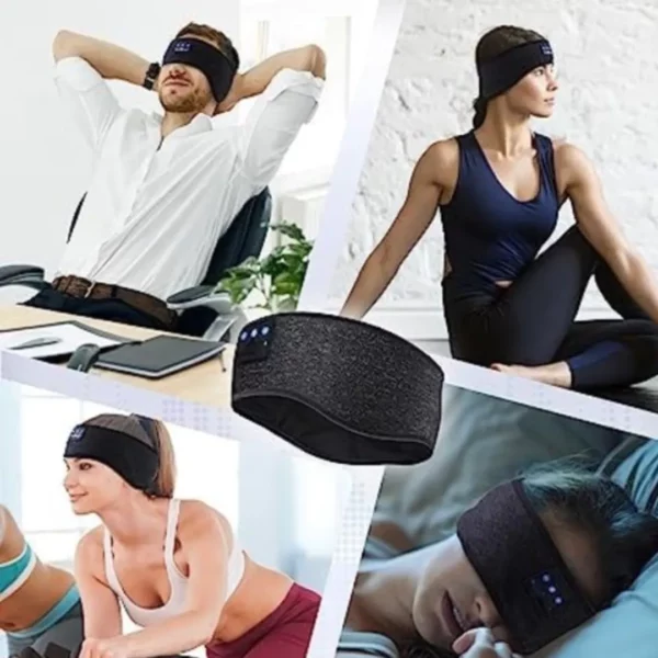 Bandeau écouteur​ sans fil – Confort ultime pour dormir ou courir – Son immersif et liberté totale