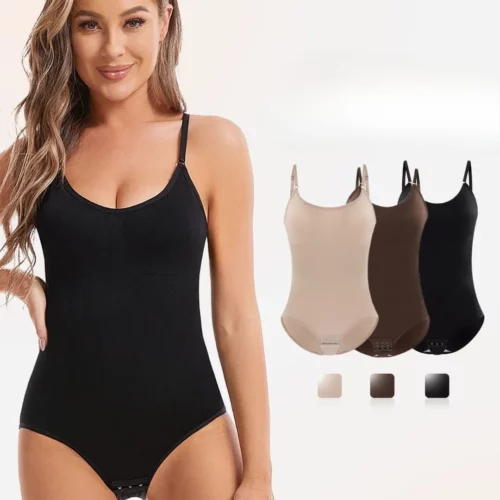 Body gainant - Effet ventre plat, galbe naturel, maintien renforcé et confort seconde peau