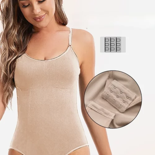 Body gainant - Effet ventre plat, galbe naturel, maintien renforcé et confort seconde peau