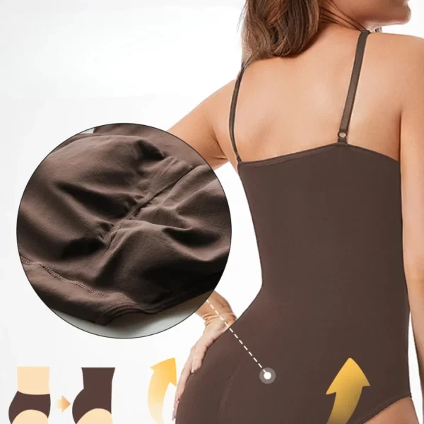 Body gainant - Effet ventre plat, galbe naturel, maintien renforcé et confort seconde peau