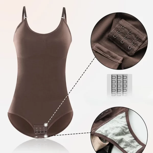 Body gainant - Effet ventre plat, galbe naturel, maintien renforcé et confort seconde peau
