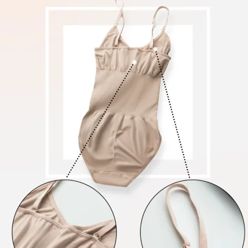 Body gainant - Effet ventre plat, galbe naturel, maintien renforcé et confort seconde peau