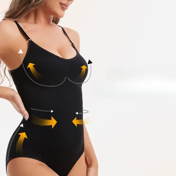 Body gainant - Effet ventre plat, galbe naturel, maintien renforcé et confort seconde peau