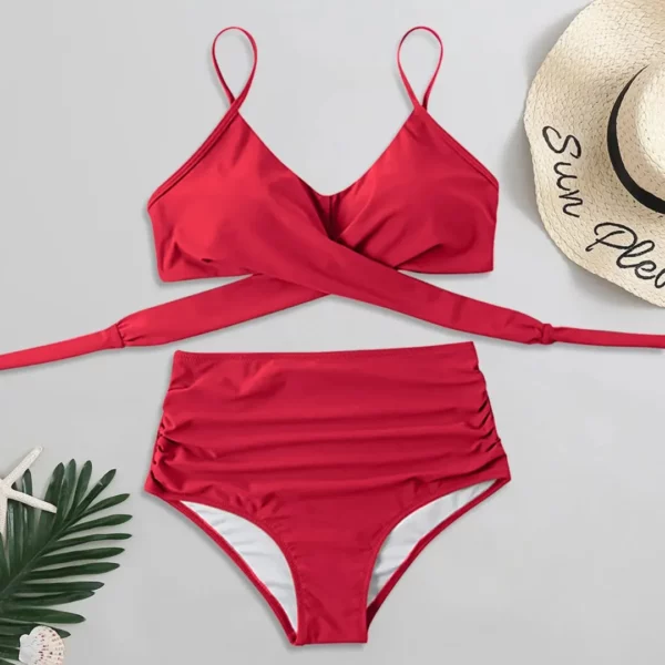 Maillot de bain gainant taille haute​– Effet ventre plat, maintien parfait, silhouette affinée – Image 4