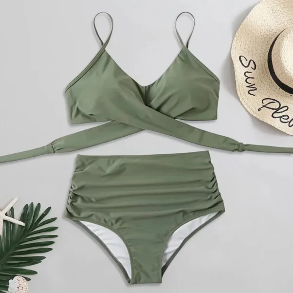 Maillot de bain gainant taille haute​– Effet ventre plat, maintien parfait, silhouette affinée – Image 5