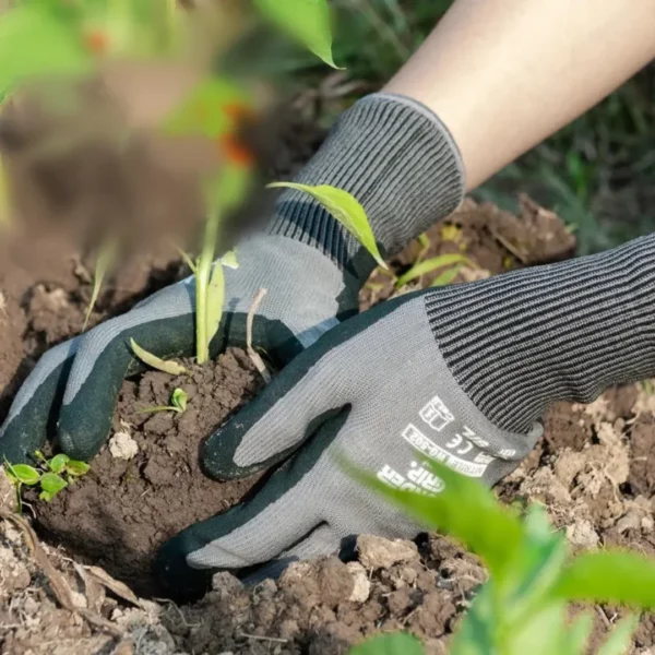 Gants de jardin avec doublure respirante été – Confort anti-transpiration pour travaux extérieurs par temps chaud – Image 2