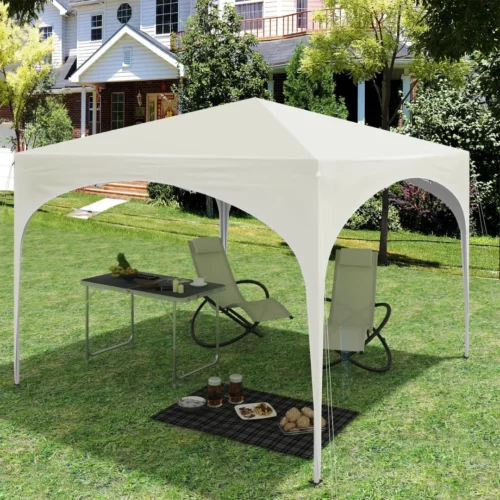Tente pliable pour buffet extérieur rapide