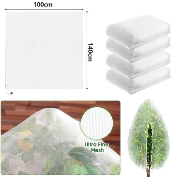 Filet de protection fraisiers jardin réutilisable – Protège efficacement vos récoltes contre oiseaux et nuisibles – Résistant et facile à installer – Image 10