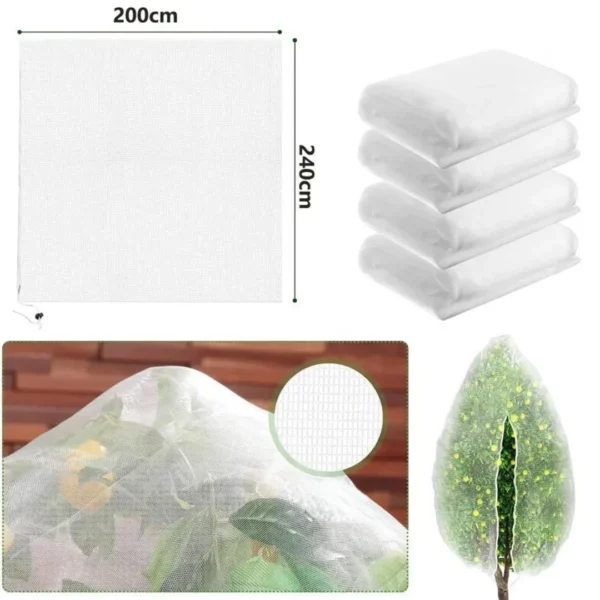 Filet de protection fraisiers jardin réutilisable – Protège efficacement vos récoltes contre oiseaux et nuisibles – Résistant et facile à installer – Image 12