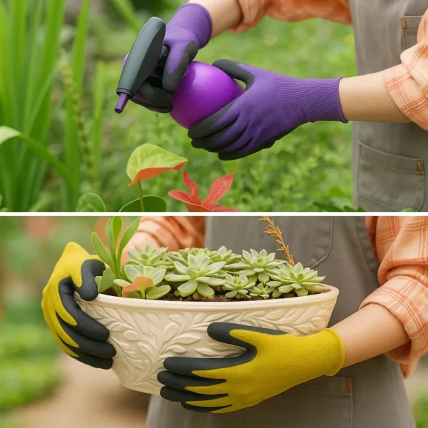 Gants de jardin avec doublure respirante été – Confort anti-transpiration pour travaux extérieurs par temps chaud – Image 3