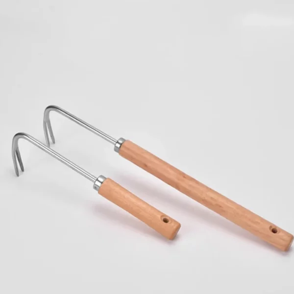 Griffe de désherbage à main acier inox – Outil jardinage précis et durable pour désherber sans effort – Image 7