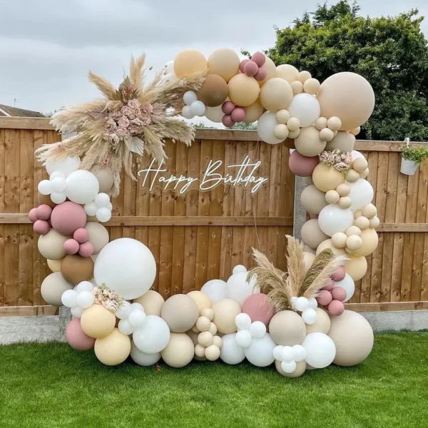 Kit décoration ballon pour jardin baptême – Image 2