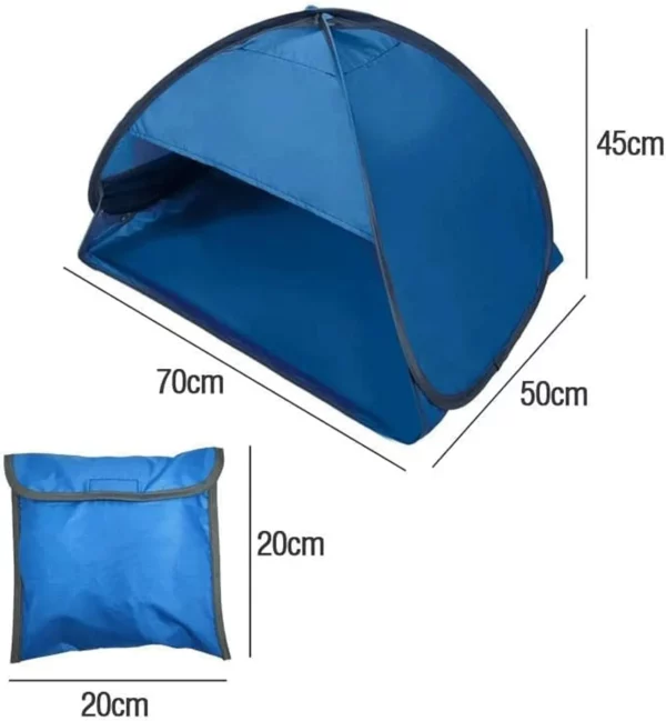 Mini tente de tête pop-up – Sauna facial portable pour détente, soins de peau et relaxation à domicile – Image 5