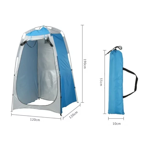 Tente à langer pop up pliable – Change bébé partout facilement – Compacte, légère et ultra pratique – Image 4