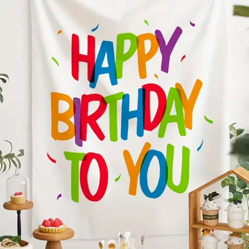 Banderole joyeux anniversaire extérieur personnalisée
