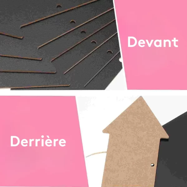 Pancartes directionnelles en bois pour événement – Image 4