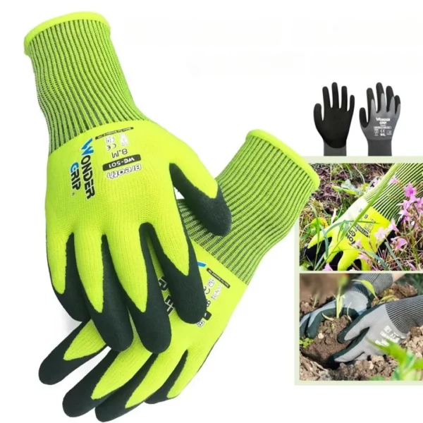 Gants de jardin avec doublure respirante été – Confort anti-transpiration pour travaux extérieurs par temps chaud