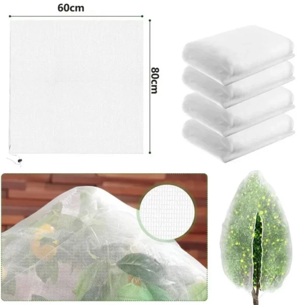 Filet de protection fraisiers jardin réutilisable – Protège efficacement vos récoltes contre oiseaux et nuisibles – Résistant et facile à installer – Image 6