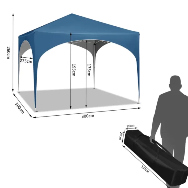 Tente pliable pour buffet extérieur rapide – Image 6