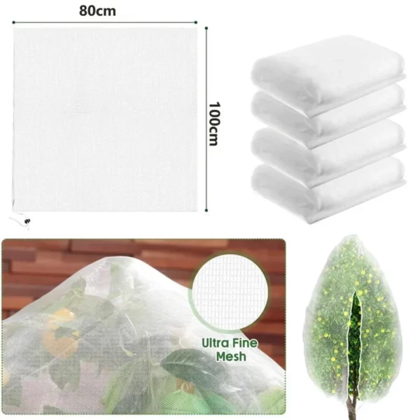 Filet de protection fraisiers jardin réutilisable – Protège efficacement vos récoltes contre oiseaux et nuisibles – Résistant et facile à installer – Image 7