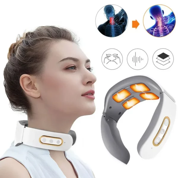 Appareil de massage cervicale intelligent à 4 têtes – Image 2