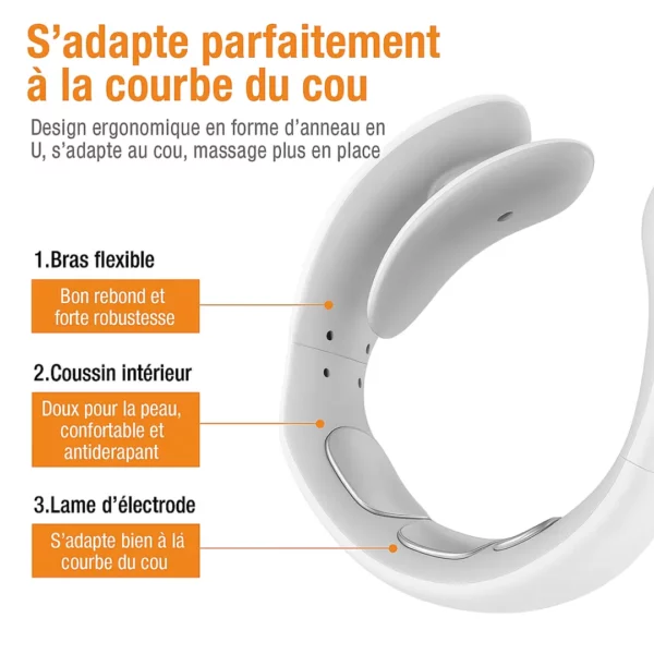 Appareil de massage cervicale intelligent à 4 têtes – Image 5