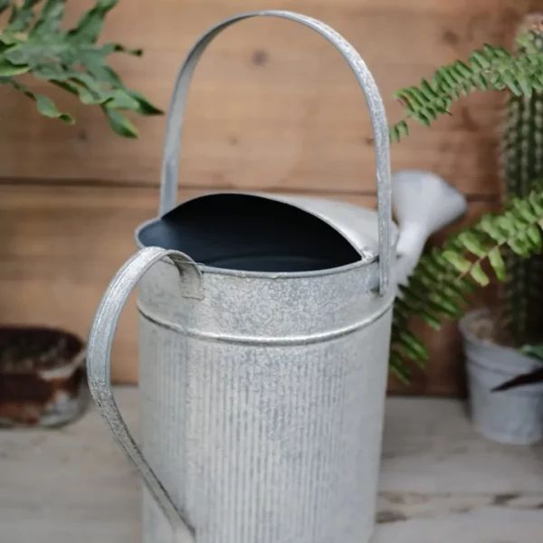 Arrosoir métal zinc pour décoration jardin – charme vintage pour extérieur chic et ambiance champêtre – Image 4