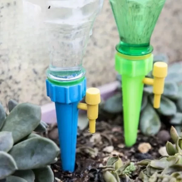 Bouteille arrosage goutte à goutte pour plantes – Arrosage automatique facile, plantes vertes toujours hydratées – Image 3