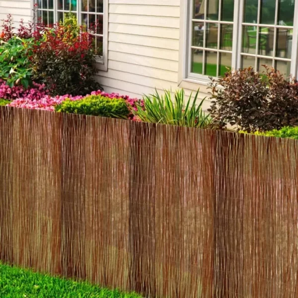 Brise-vue naturel osier pour jardinet terrasse – Intimité élégante et protection solaire 100% naturelle – Image 2