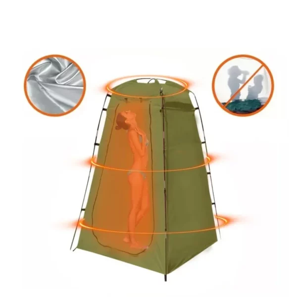 Cabine de plage pliable pop up – Intimité instantanée et protection UV pour vos journées en bord de mer – Image 5