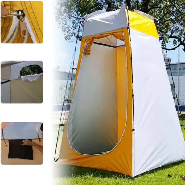 Cabine de plage pliable pop up – Intimité instantanée et protection UV pour vos journées en bord de mer – Image 2