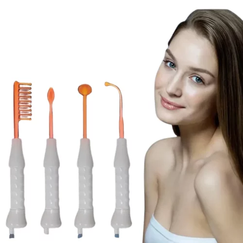 Baguette d'électrothérapie antidéformable pour le visage