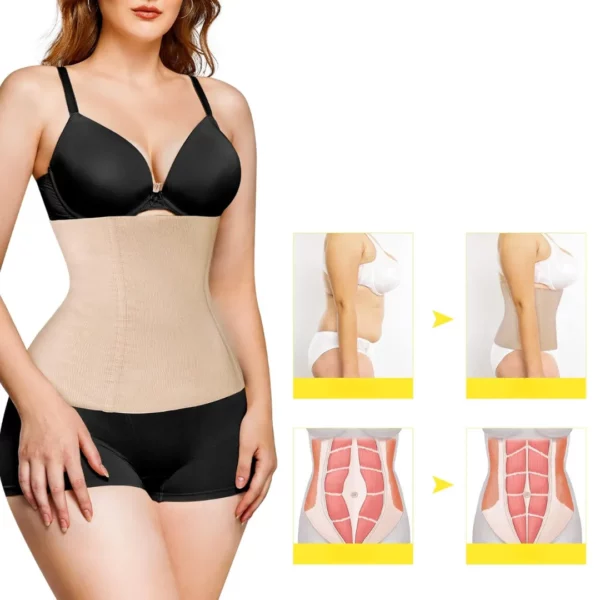 Ceinture gainante ajustable sans coutures visibles – Silhouette affinée instantanément, confort invisible sous les vêtements – Image 6