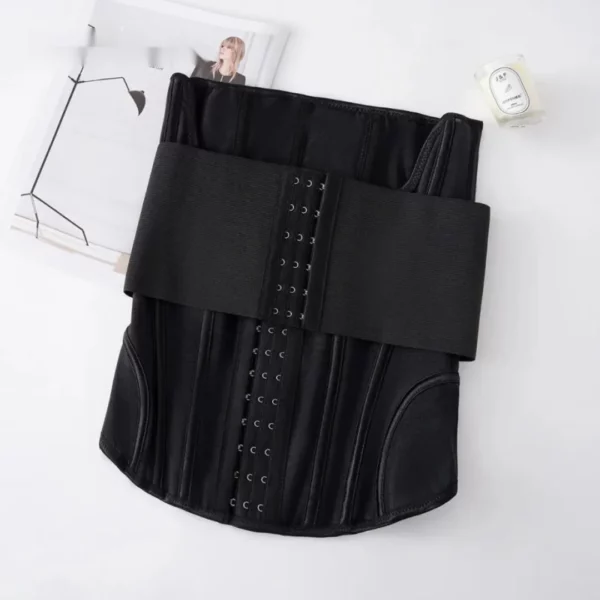 Ceinture gainante réglable taille haute femme – Ventre plat instantané & silhouette affinée – Idéal fitness et post-partum – Image 4