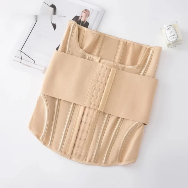 Ceinture gainante réglable taille haute femme – Ventre plat instantané & silhouette affinée – Idéal fitness et post-partum – Image 5