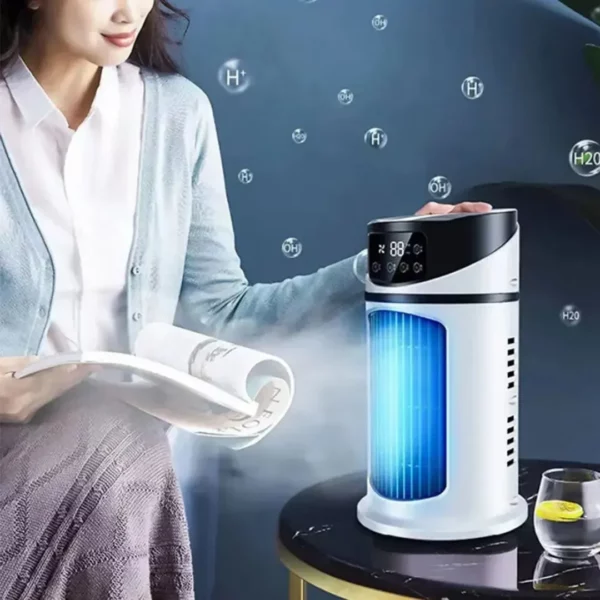 Climatiseur portable avec humidificateur – Fraîcheur instantanée et air purifié pour un été sans souffrance – Image 2
