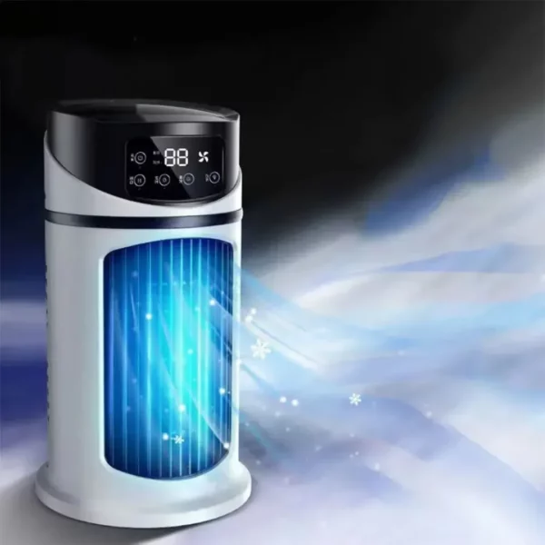Climatiseur portable avec humidificateur – Fraîcheur instantanée et air purifié pour un été sans souffrance – Image 4
