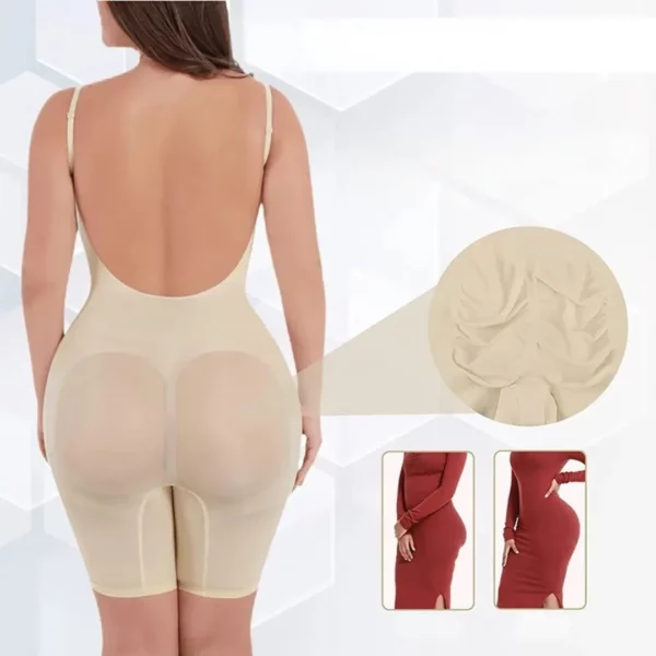 Combinaison gainante sans coutures pour l’été – Silhouette affinée instantanément, légère et invisible sous les vêtements – Image 4