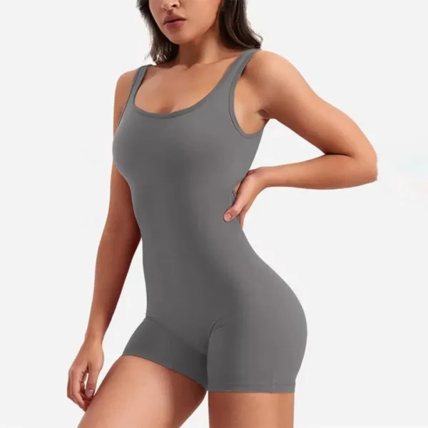 Combinaison gainante sans manches légère été – Silhouette affinée instantanément – Parfaite pour sublimer vos courbes en été – Image 2