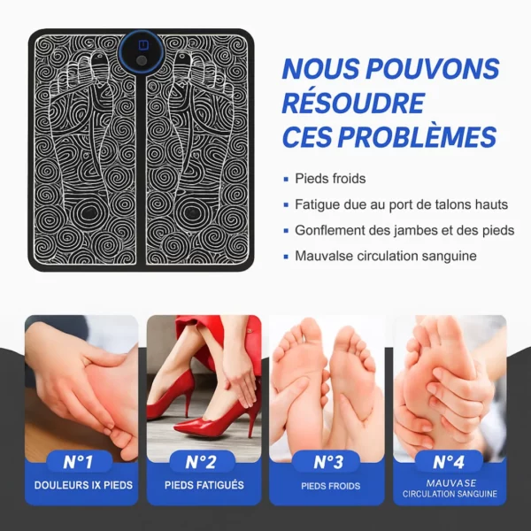 Coussin de massage électrique des pieds – Image 5