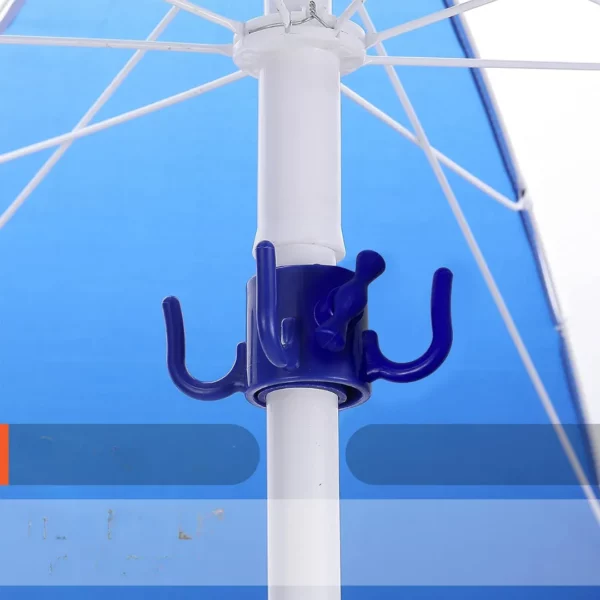 Crochet de parapluie de plage – Fixation solide pour sable – Gardez vos affaires à portée de main – Image 2