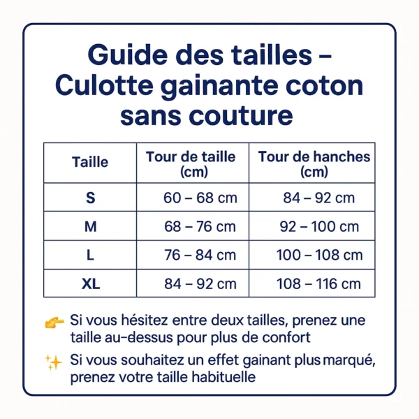 Culotte gainante coton sans couture respirante – Affine la silhouette, confort invisible toute la journée – Image 3