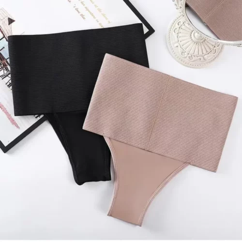 Culotte gainante forte compression post accouchement – Ventre plat immédiat, maintien optimal, silhouette sculptée